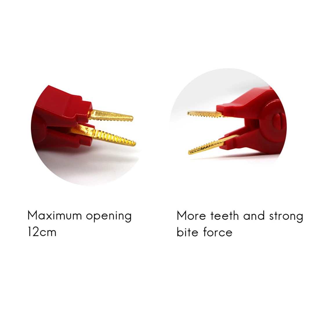 3 قطعة 90 مللي متر 20A التمساح كليب النحاس التمساح كلفن النحاس مطلية بالذهب كليب-ABXK