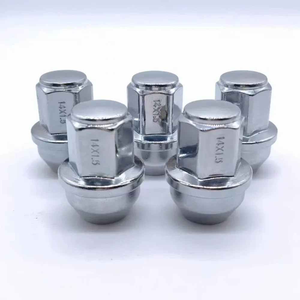 1pc Wheel Lug Nuts Screw Suit for Ford Tesla Series M14x1.5 Hex 21MM Thickness 42mm