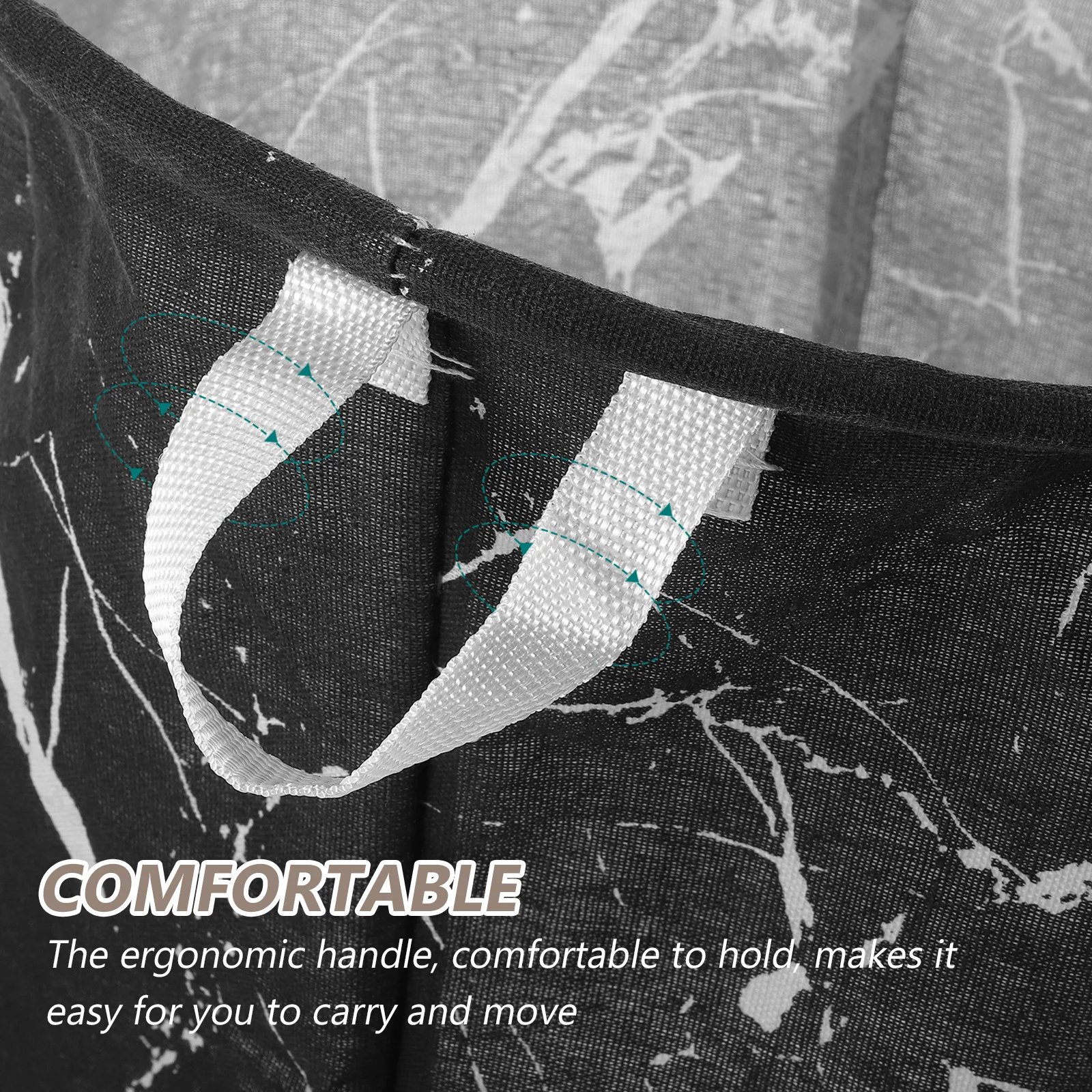 

Large Folding Laundry Storage Basket Waterproof Linen Cotton Foldable Sundry Basket for Home Organization Sundry Container