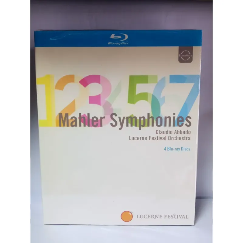 Mahler Symphonies 1-7 Abbado Conducts Lucerne Festival Orchestra Blu-ray Disc