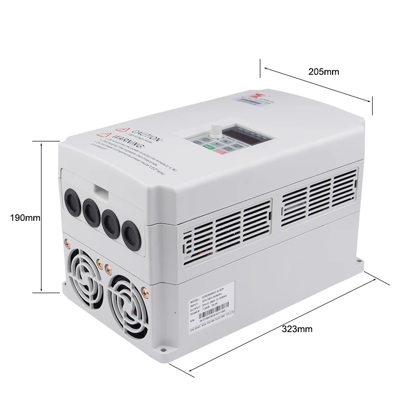 Fuling Inverter VFD 220v /380v 11kw Variable Frequency Drive 1HP Or 3HP Input 3HP Output For CNC Spindle Motor Speed Regulation