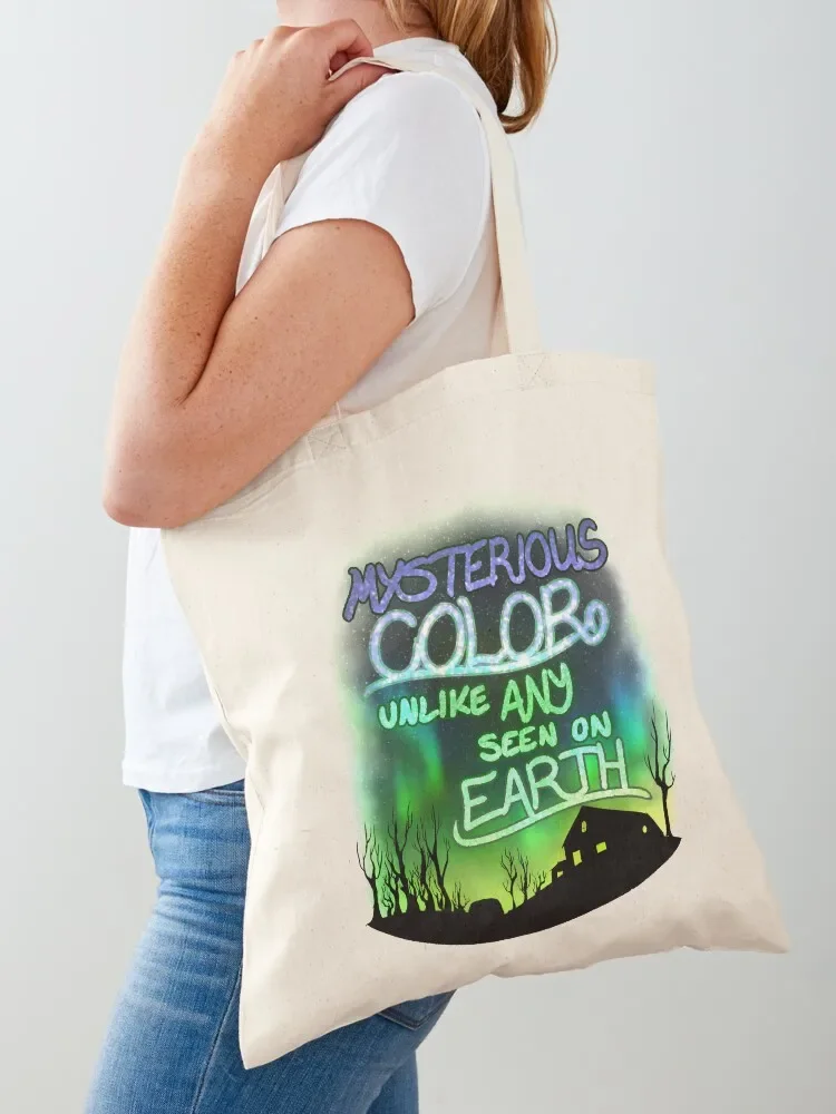 Mysterious Color Unlike Any Seen On Earth Tote Bag canvas bags eco bag folding Tote Bag