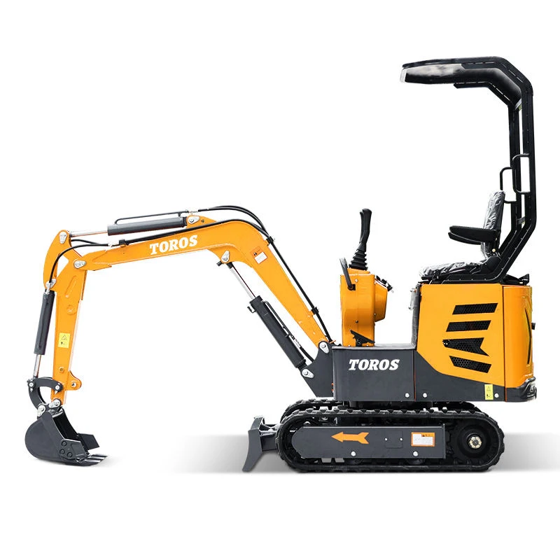 Side Swing Function 1 TON Mini Excavator With EURO V Emission Engine Machinery