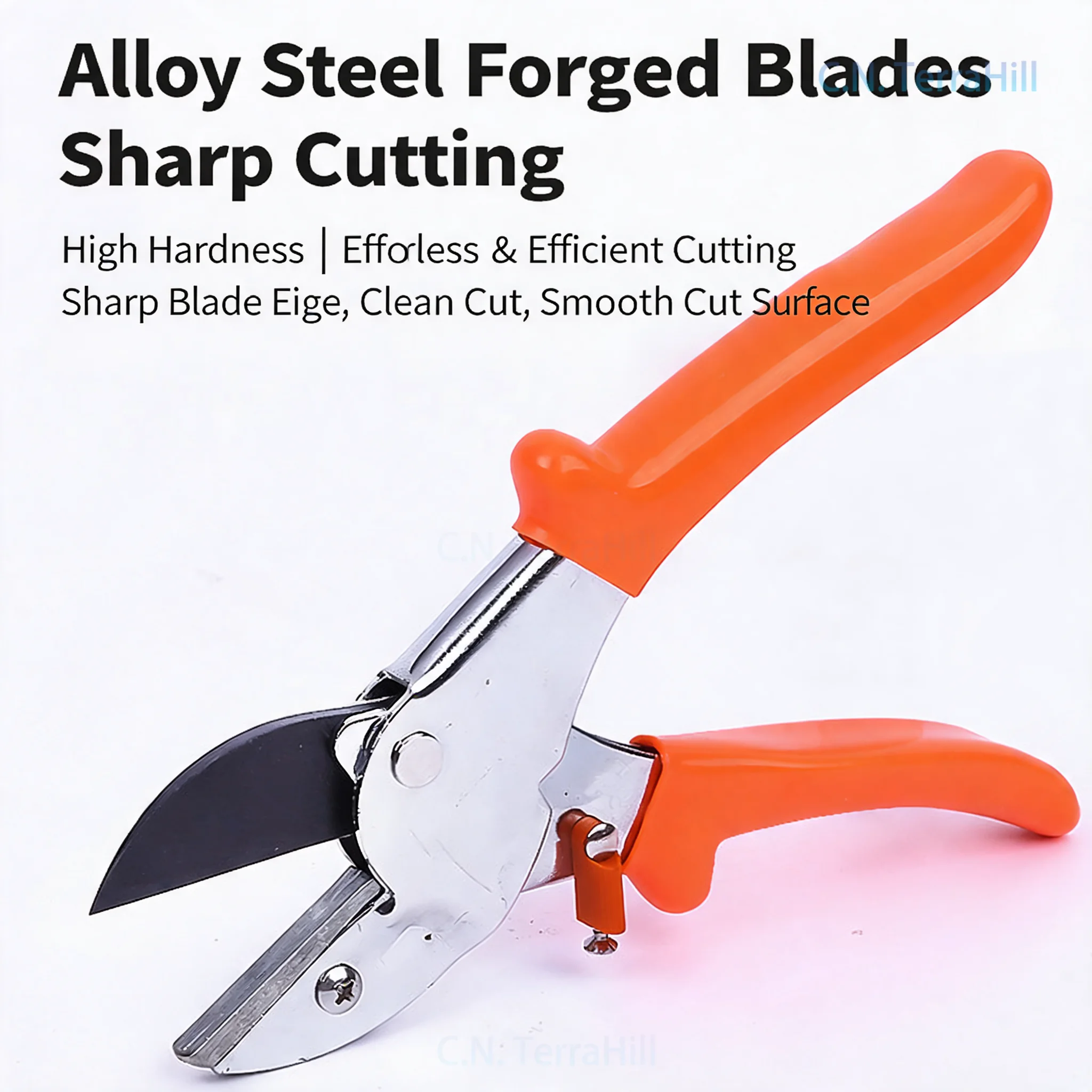 Garden Pruning Shears with Spring, High Branch Saw for Tree Trimming, Fruit Tree Branch Cutter, Bonsai Scissors