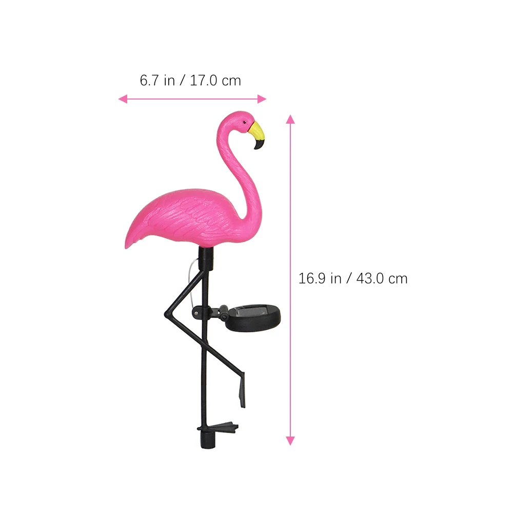

Solar Powered Pink Flamingo LED Garden Light Outdoor Waterproof Yard Decor Landscape Lighting Solar Lights
