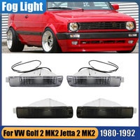 1 Pair Front Turn Signal Bumper Indicator Light For Volkswargen VW Golf 2 MK2 Jetta 2 MK2 1980-1992 Fog Corner Lamp Auto Parts