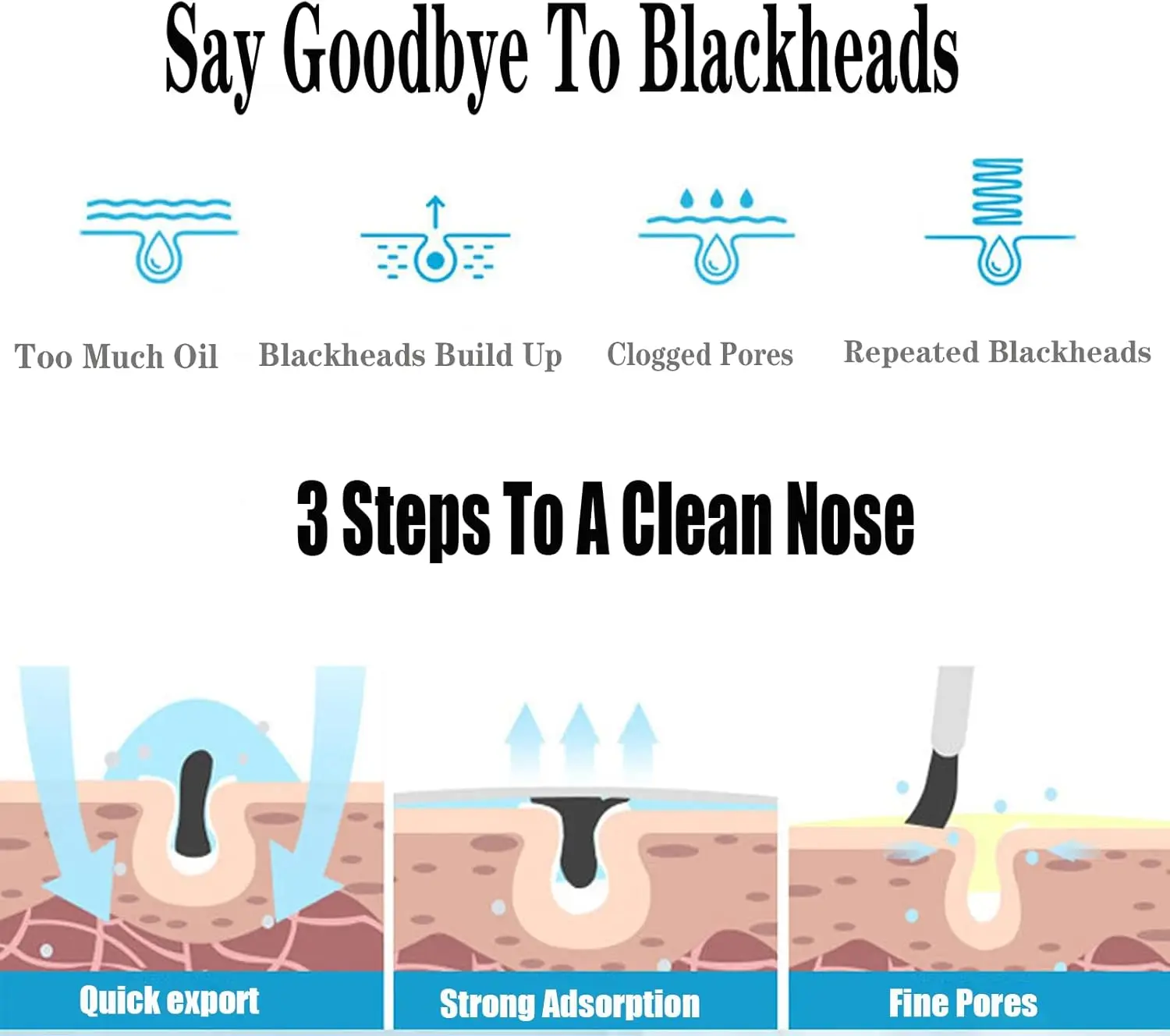 2 قطعة 400 مللي إزالة الرؤوس السوداء الأنف السائل تقشير الحل تنظيف الوجه السائل T-منطقة التنظيف العميق العناية بالبشرة المسام الحد الأدنى #4