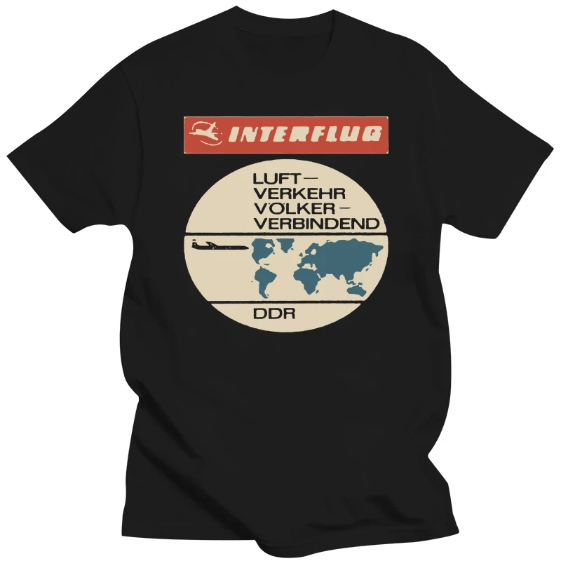 INTERFLUG EAST GERMAN AIRLINE LUFT VERKEHR VOLKER T Shirt