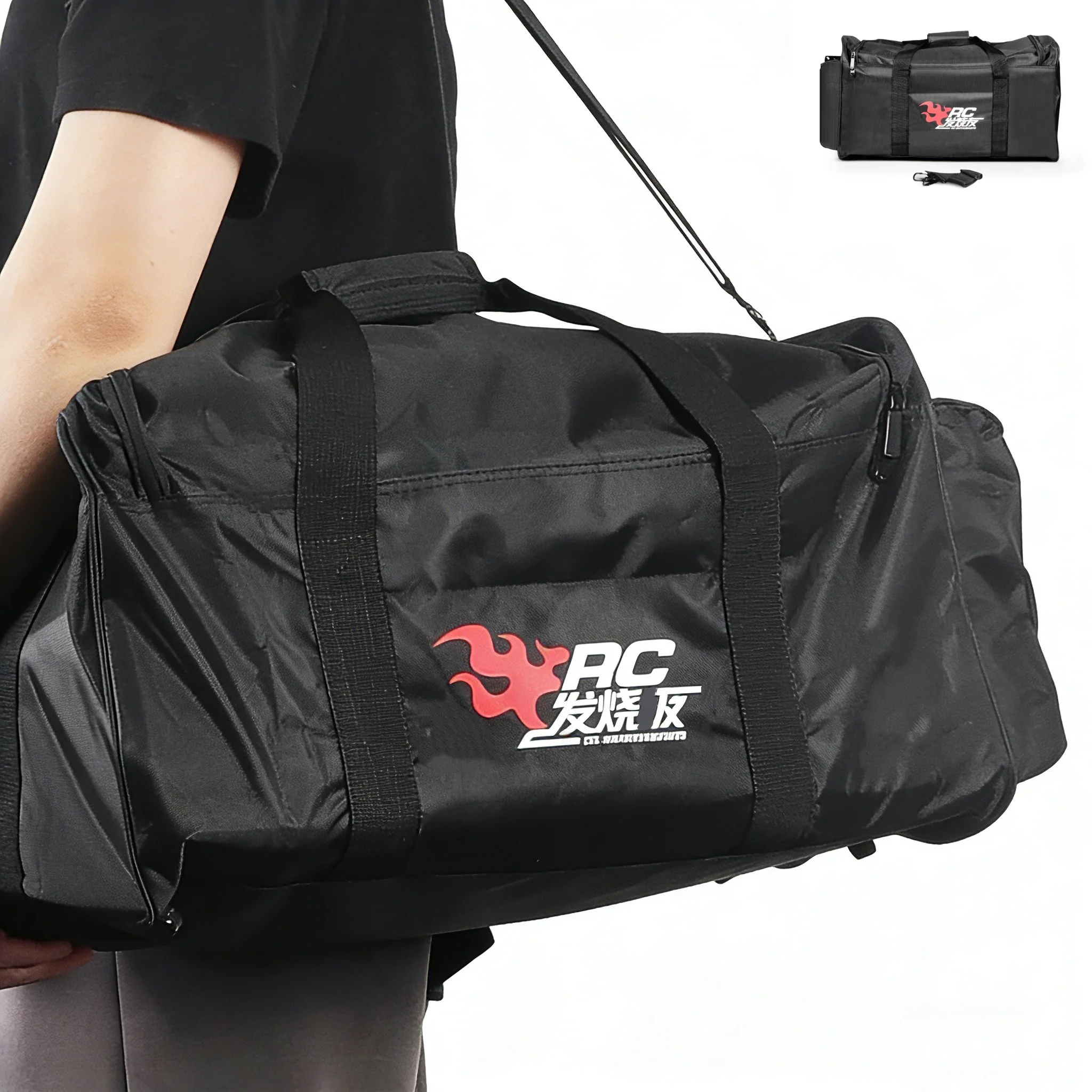 1/10 RC Car Carrying Bag Storage Handbag 52*26*29cm for Rock Crawler Rigs TRX4 Defender SCX10 III D90 TF2 CC01 MST CFX HSP 94123