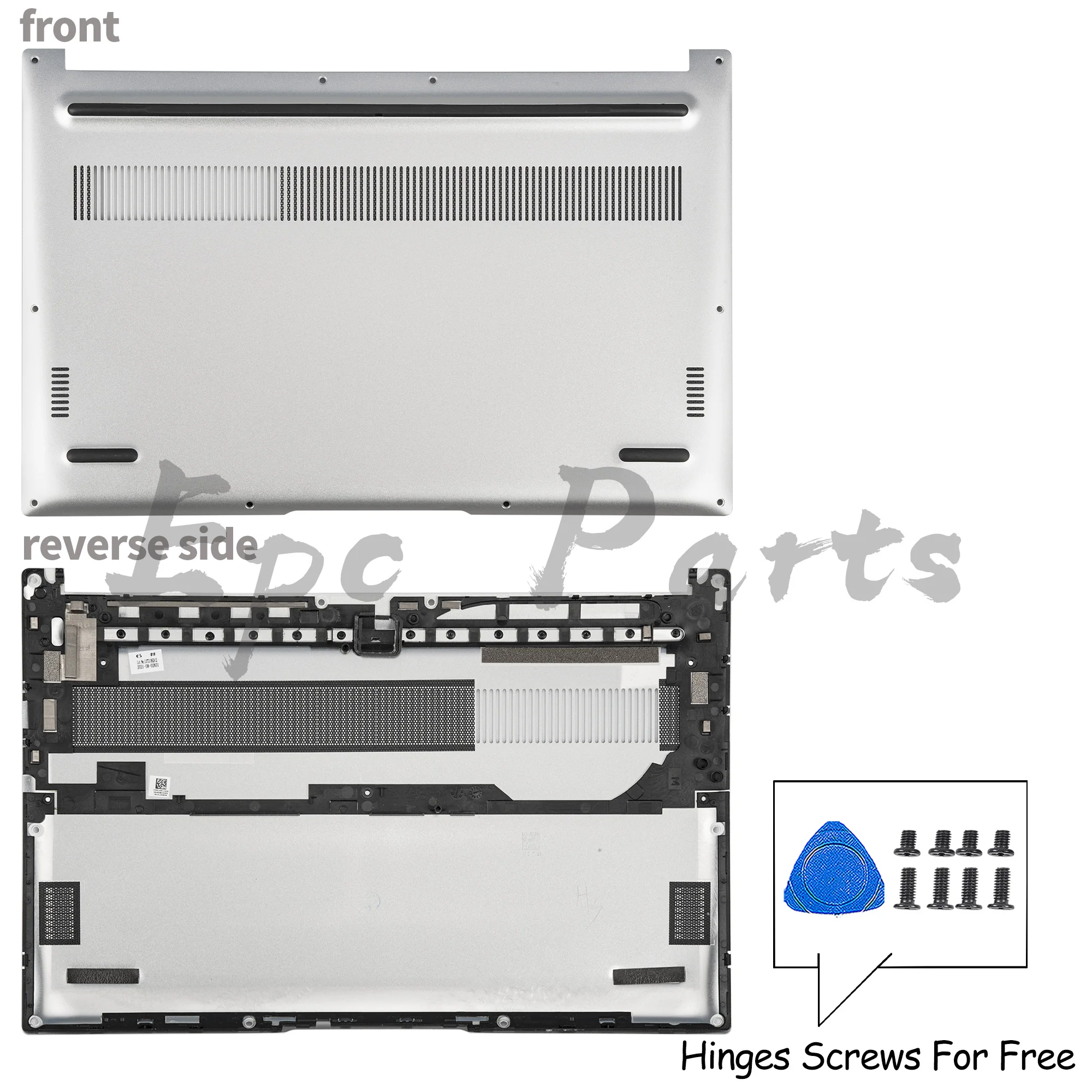 Parti Epc per Matebook D14 NBL/NbB Series Nbl-WAQ9R NbB-WAH9 LCD Cover posteriore lunetta anteriore fondo parti di copertura HingeCover sostituire argento