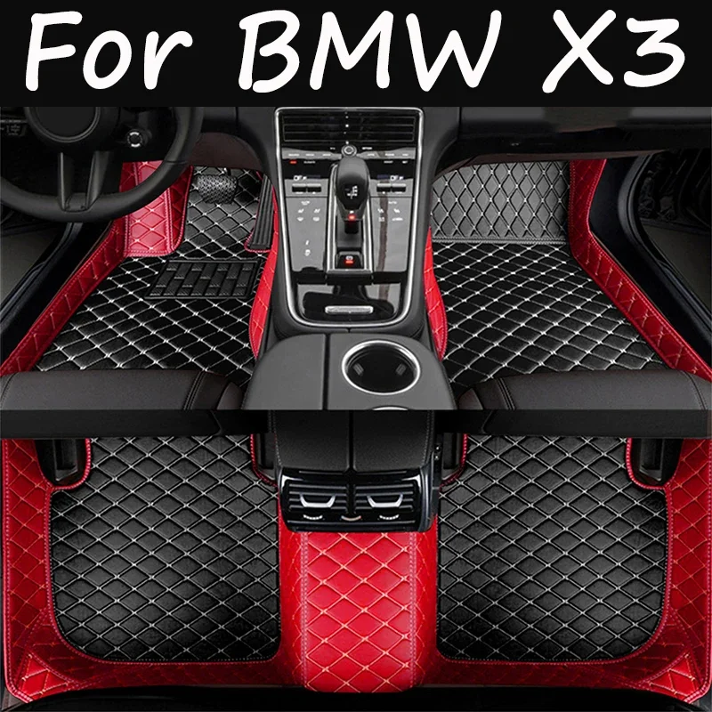 Автомобильные коврики для BMW X3 F25 MK2 2011 ~ 2014 Кожаный роскошный кожаный коврик Защитный коврик Чехлы для ковров Автомобильные аксессуары Детали интерьера 0 Автомобильные коврики для BMW X3 F25 MK2 2011 ~ 2014 Кожаный роскошный кожаный коврик Защитный коврик Чехлы для ковров Автомобильные аксессуары Детали интерьера 0