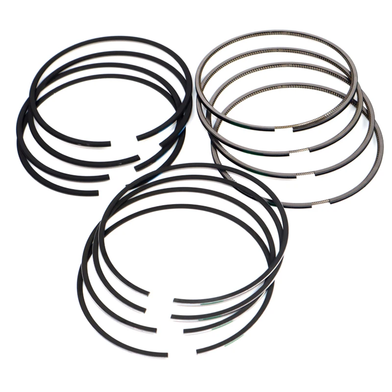 Zespół pierścienia tłokowego Silnik 4 cylindry Akcesoria wewnętrzne Nowy produkt samochodowy Metalowy pierścień do Peugeot 208 308 408 Citroen C3 C4