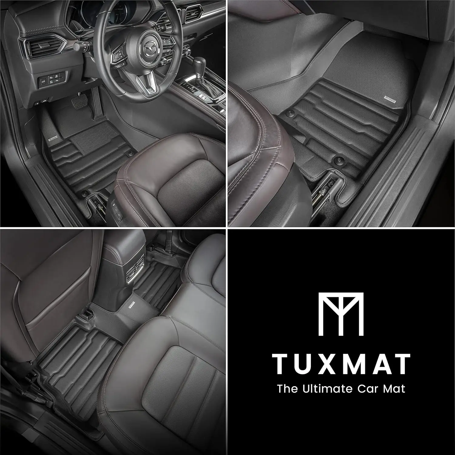 All-Weather Floor Mats for Compact SUVs (2017-2025), Maximum Coverage, Laser Measured