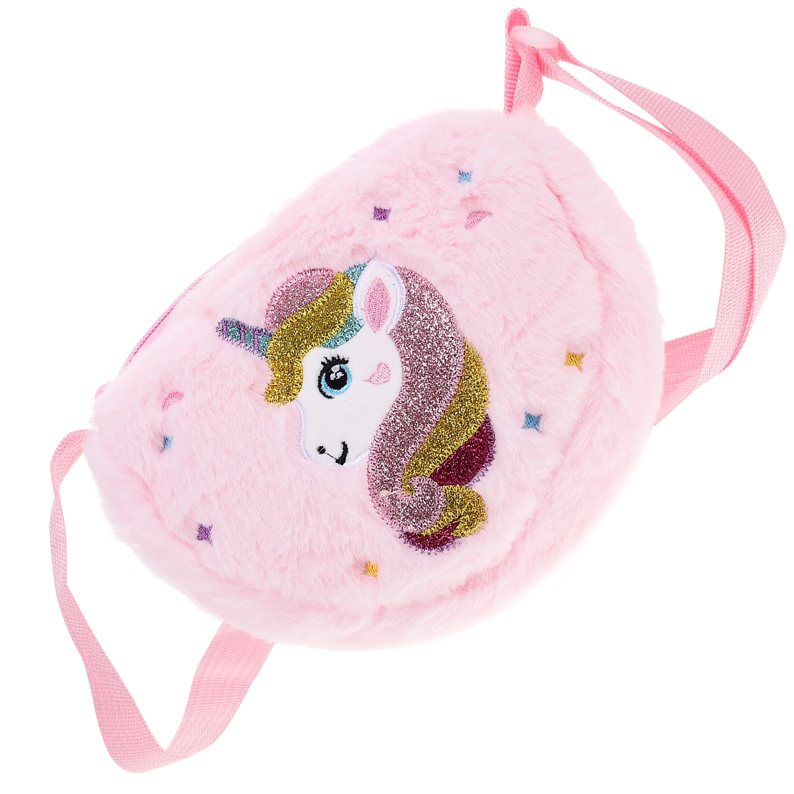 Borsa in peluche unicorno borsa a tracolla per bambina borsa a tracolla per ragazze carina con borse a portafoglio con tracolla