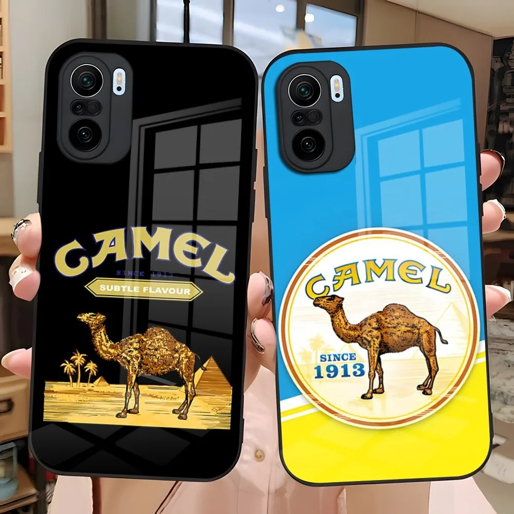 Cigarette Brand Camel Phone Case For Xiaomi Redmi Note 13 10 10T 11i 11T 11 9 8 11S Poco X3 M4 F3 Pro Glass Covers