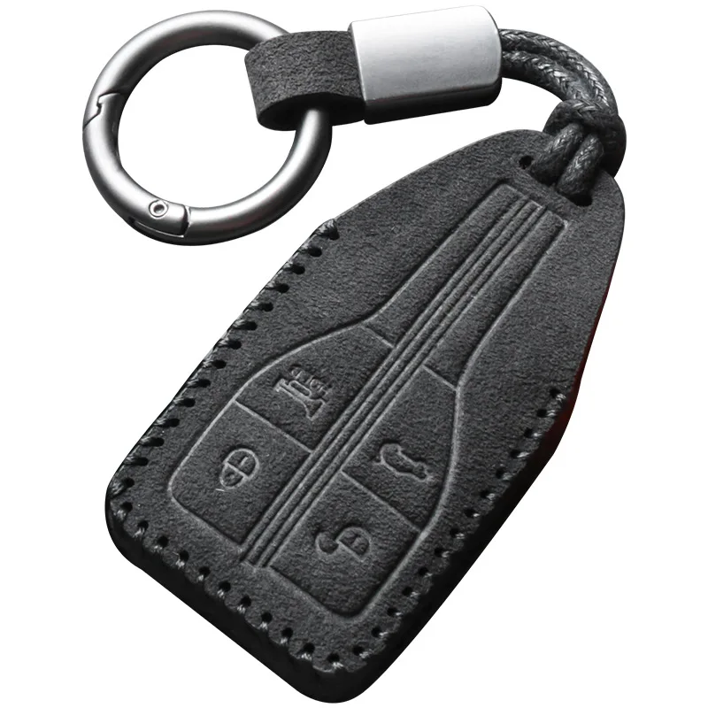 

Premium Suede Key Case Keychian for Hongqi HS5 and HS7 2022