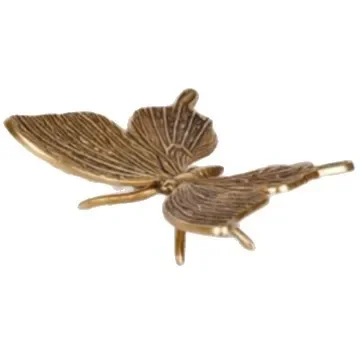India imported brass retro nostalgic butterfly creative paperweight study ornament