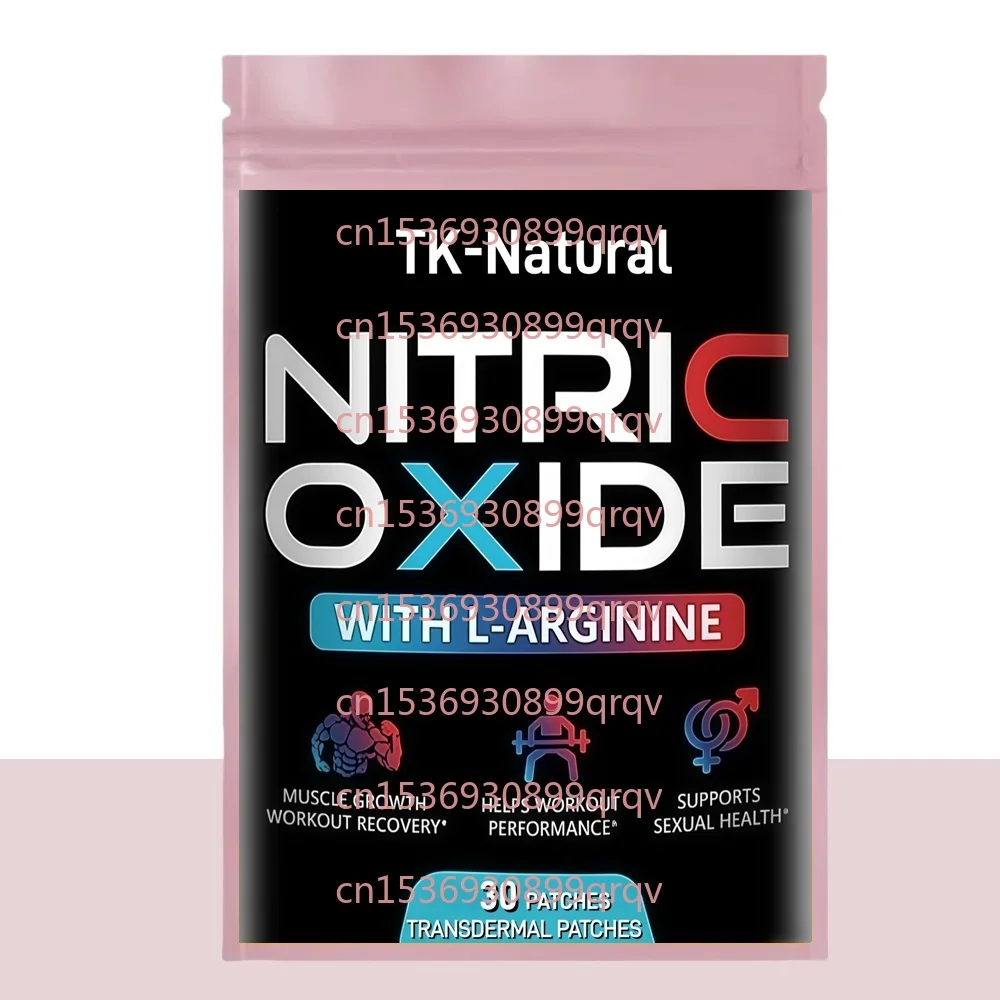 30 Patches Nitric Oxide Transdermal Patches - Promotes Muscle Growth, Health And Performance