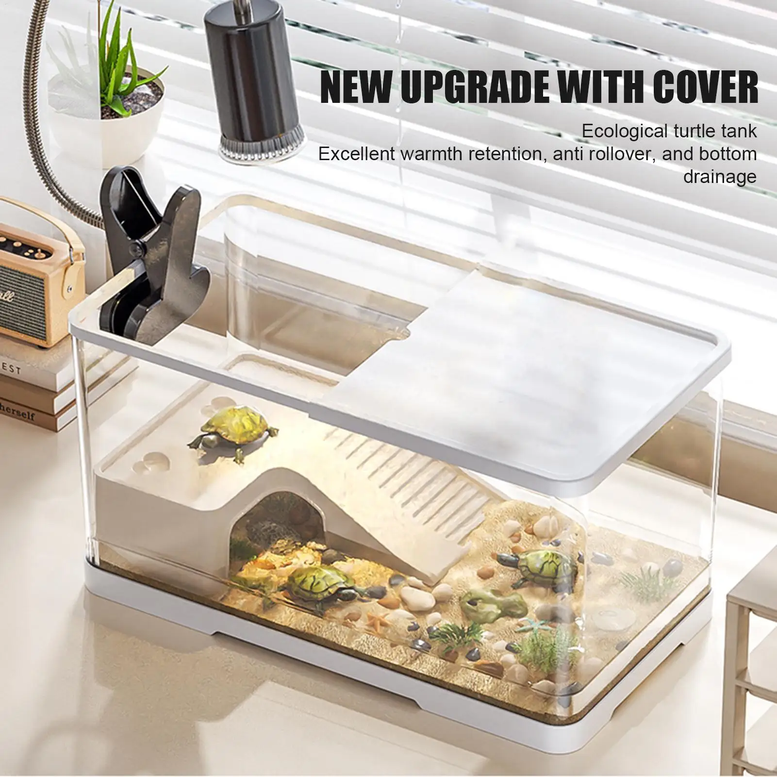 カメ水槽-爬虫類水槽-家庭用水槽-飼育水槽-水生カメ水槽-水耕栽培水槽-魚水槽-ビバリウムボックス