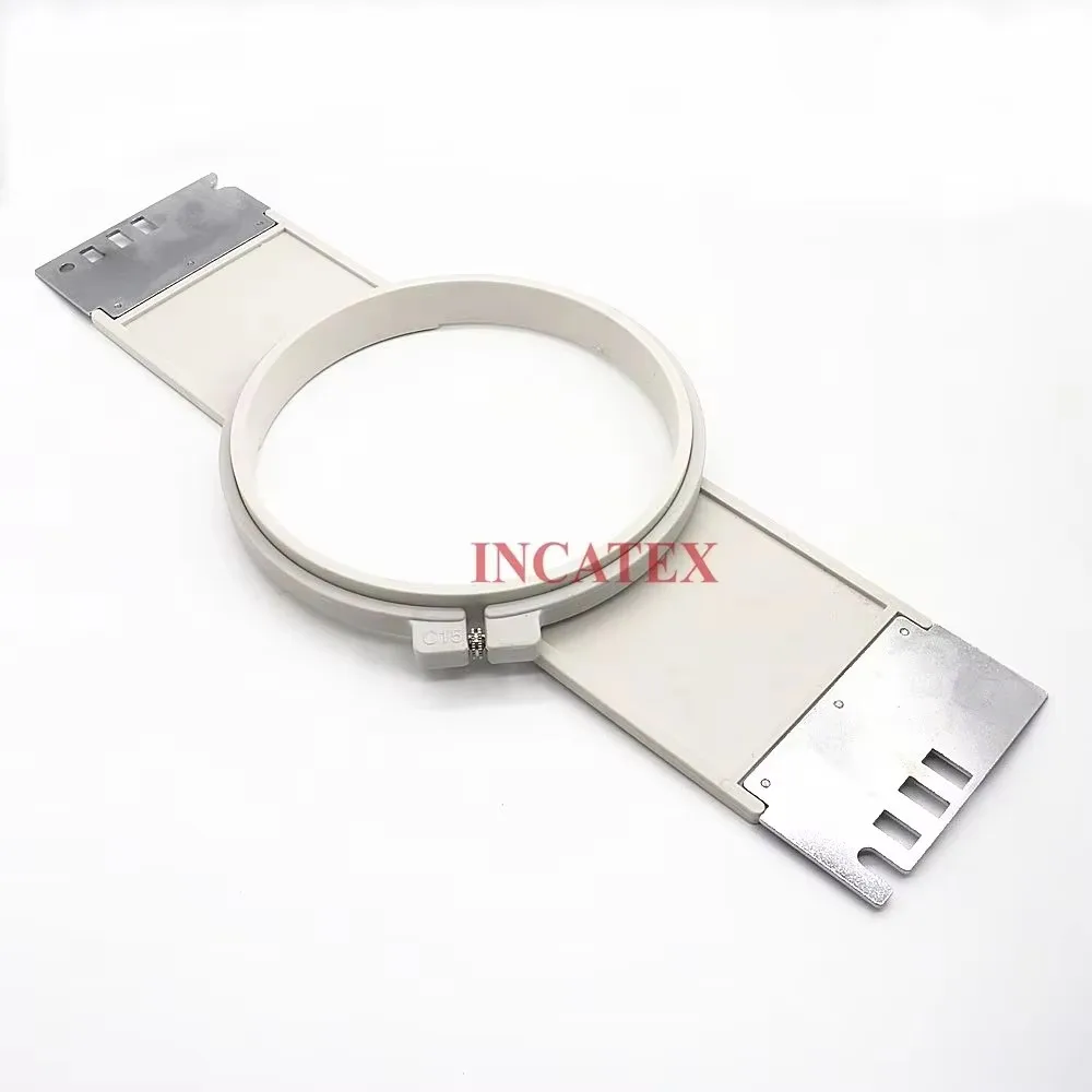 2 Pcs Good Quality Tajima China Cap Tubular Embroidery Machine Spare Parts Tubular White Frame Hoop 150mm Length 395mm