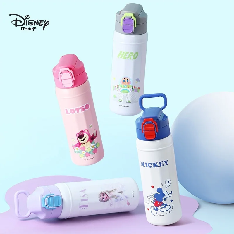 

Disney Animation Kids Thermos Cup 316 Stainless Steel Portable Cartoon Cup Set Student 570ml Large Capacity Water Cup Gifts