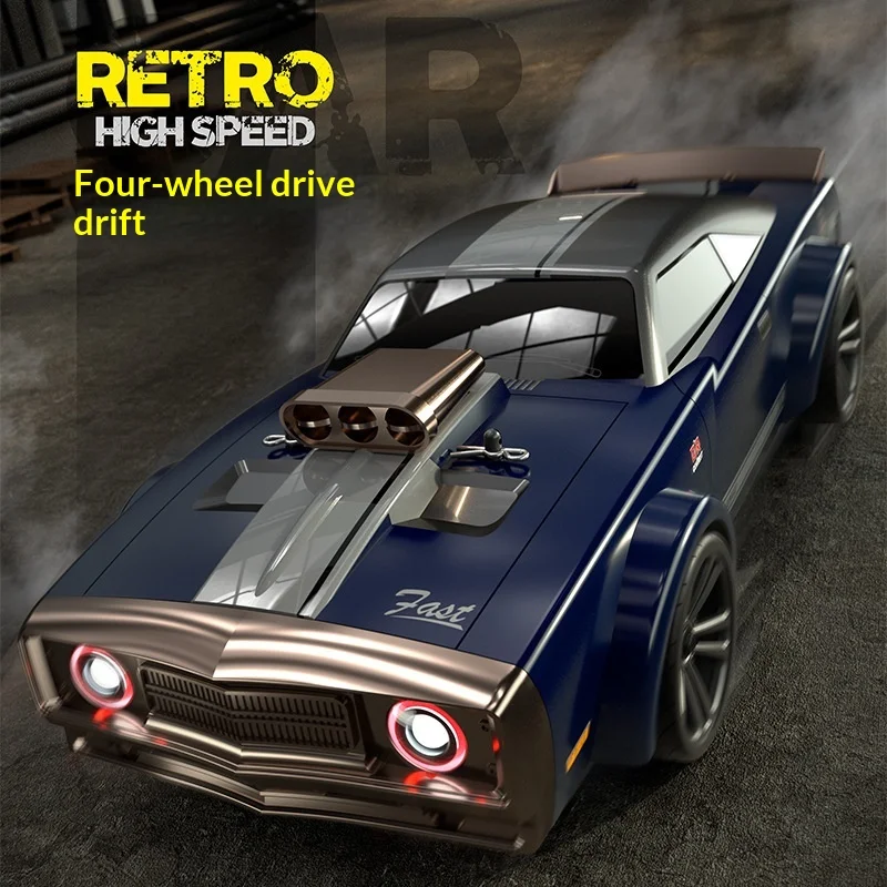 SCY 1:16 Brushed AWD RC Car - Muscle Drift & Race Car Full Proportional Control RTR (Model 16303)
