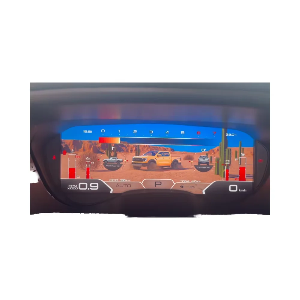 

Автомобильный ЖК-прибор для Ranger T7 T8 Everest, ЖК-измерительный прибор, кластерный спидометр, приборная панель, цифровой