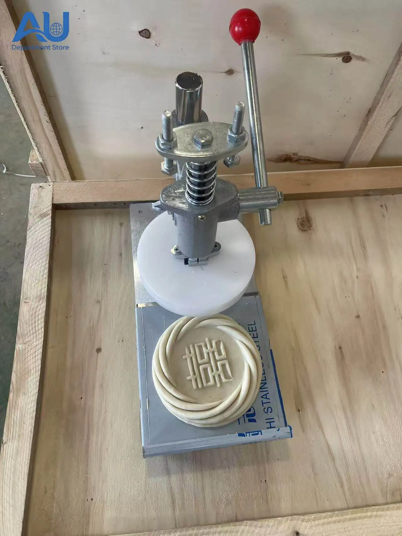 New manual cake press machine pizza machine hand grab cake meat sandwich steamed bun flatbread machine commercial pattern