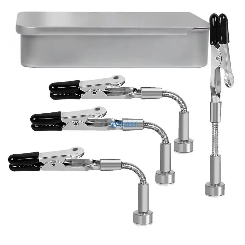E15A 2/4Pcs Soldering Helping Hands Welding Assistant Clamp Third Hand Welding Repair