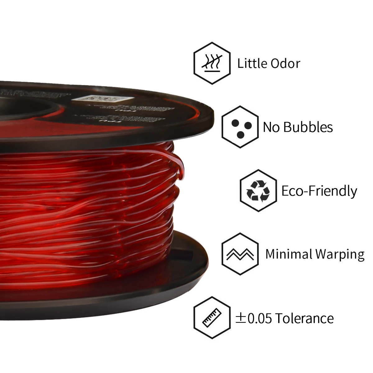 Eryone – Filament TPU Flexible pour imprimante 3D, 1.75mm, 1 bobine, 0.5kg, nouvel arrivage, livraison gratuite et rapide