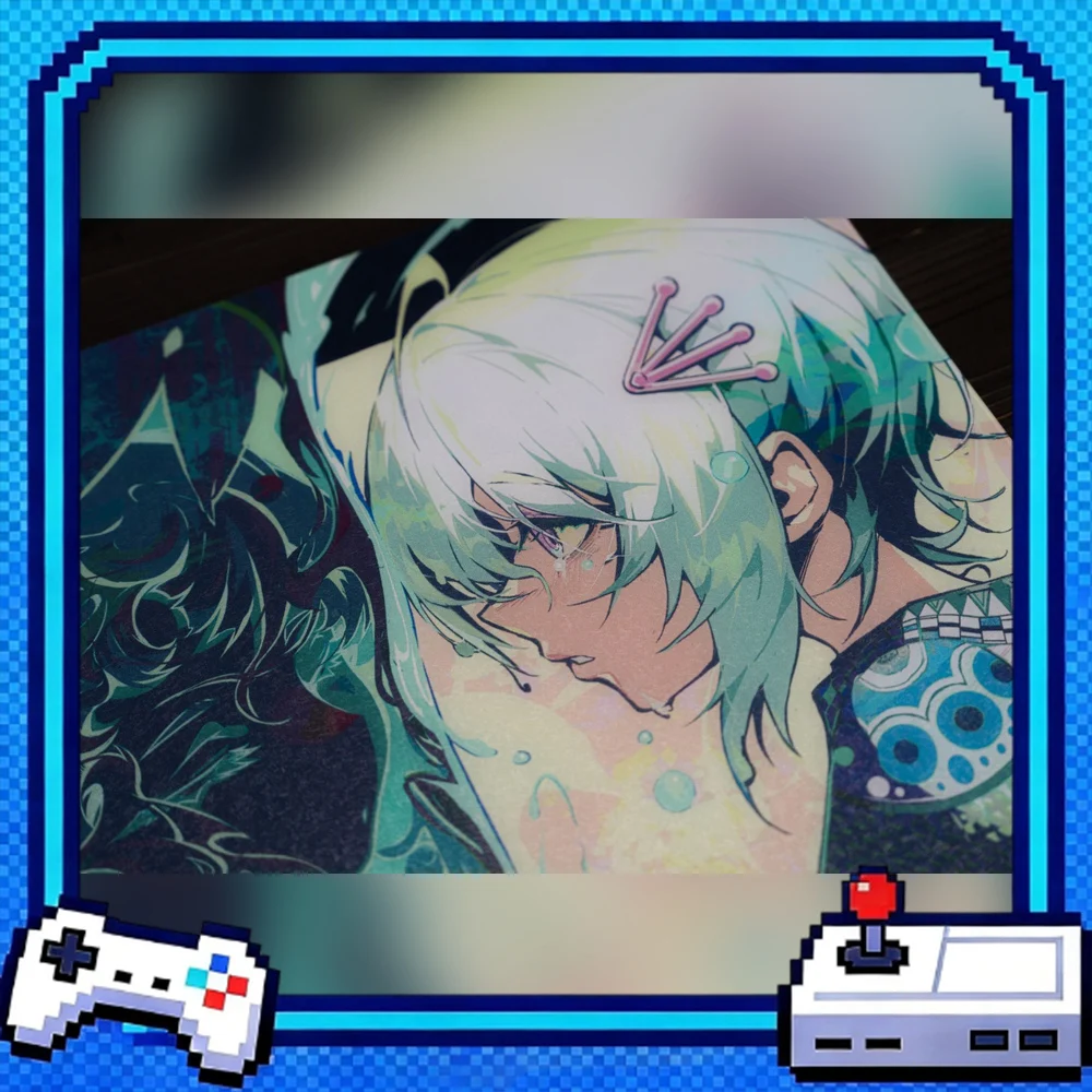AstraGaming Shy Tempered Glass Mouse Pad 490x420mm Large Gaming Desk Mouse Mat for FPS Esports Smooth Control PC Accessory Gift