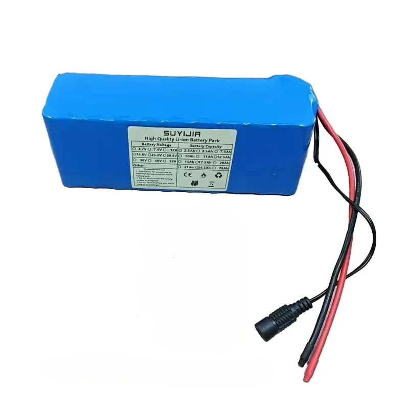 10S3P 36V7.5Ah Electric Scooter Bicycle Battery 18650 Power Battery Pack Suitable for Electric Scooter Bicycle Equipped with BMS