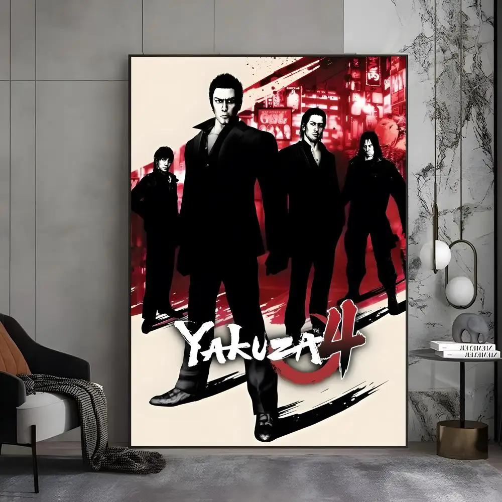 ملصق لعبة Yakuza Like a Dragon عالي الدقة ذاتي اللصق مقاوم للماء مثالي للمنزل والمكتب وغرفة النوم هدية رائعة #6