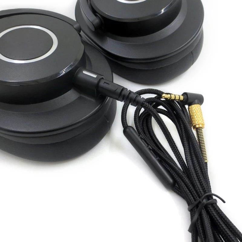 WCHS 1Pc Replacement 3.5mm to 2.5mm Earphone Cable for Audio Technica M50X M40X M70X Headset Audios Cord with Tuning Function