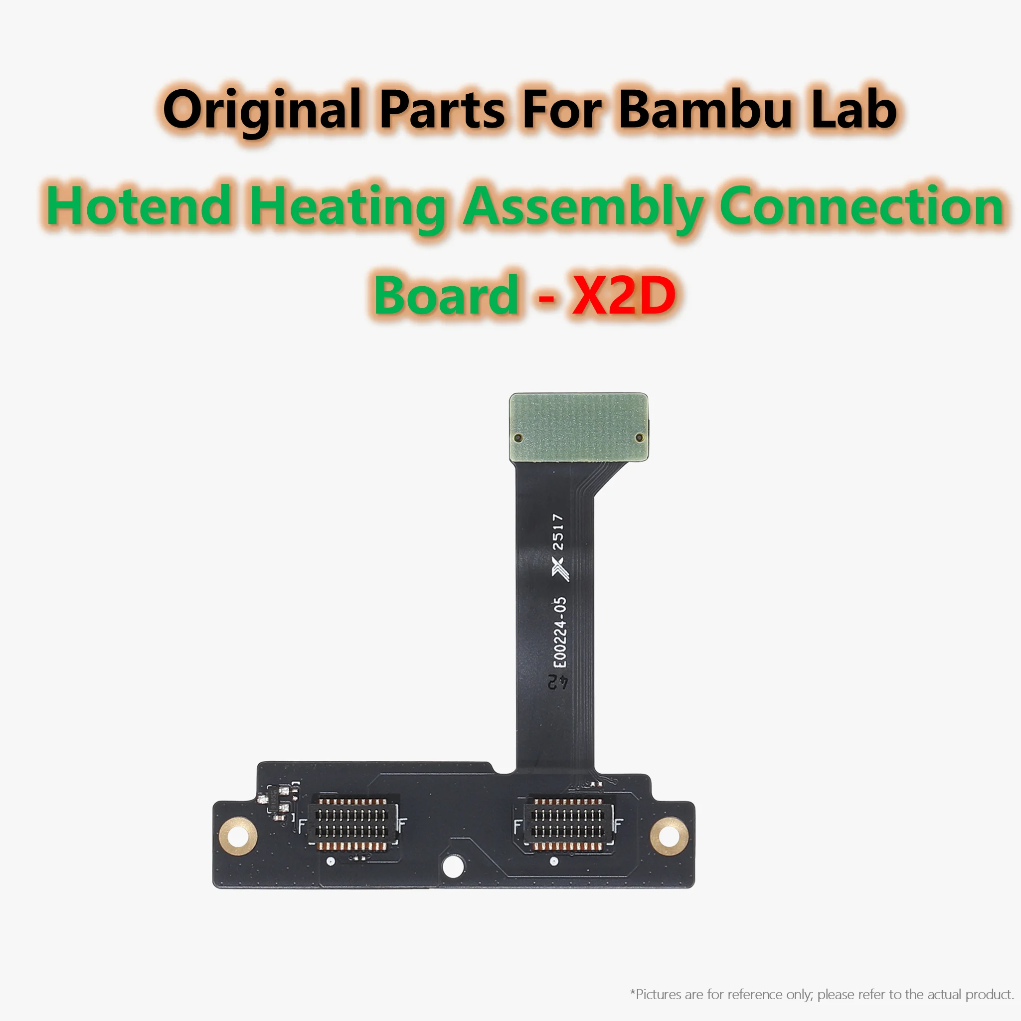 Original For Bambu Lab Hotend Heating Assembly Connection Board for X2D, Interface Board for Extruder & Sensor, 3D Printer Part