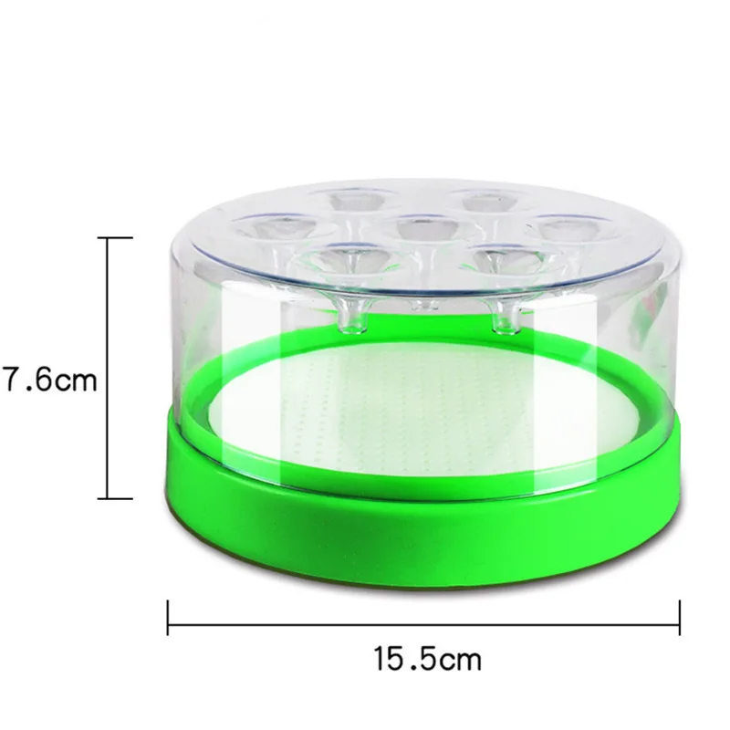2 Pack Fly Trap Cage 15.5 cm Durable One Piece Fly Catcher Outdoor 7 Entry Holes No Mess Fly Catching Box for Farms Stables