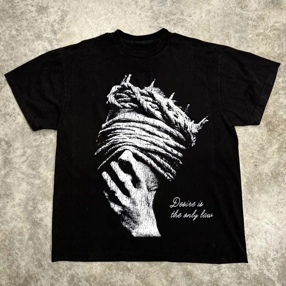 

Весна/Лето 2026, футболки с рисунком в стиле Харадзюку, топы Y2k, футболка High Street, уличная одежда на выбор, винтажная футболка, одежда