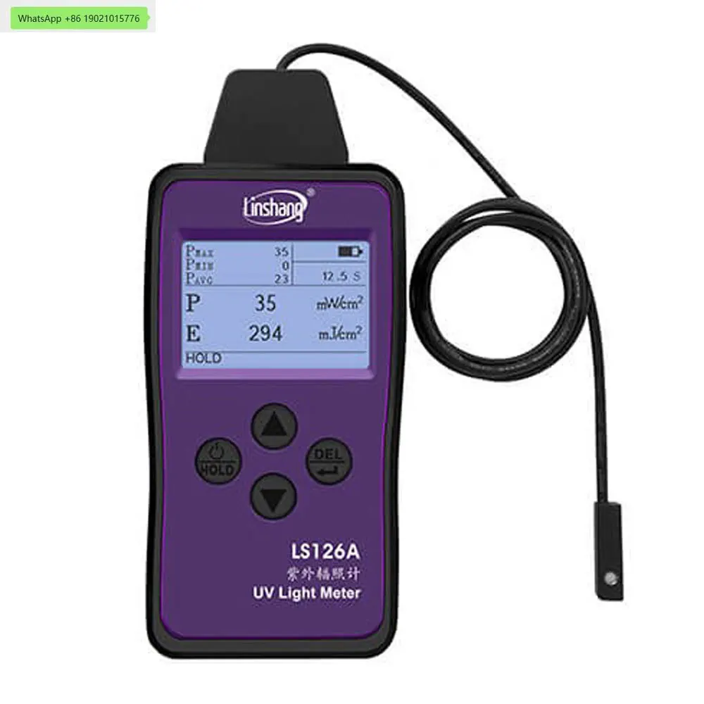 LS126A UV Photometer UV Irradiator, UV LED Light Source of Ultra-small Probe Sensor Curing Machine