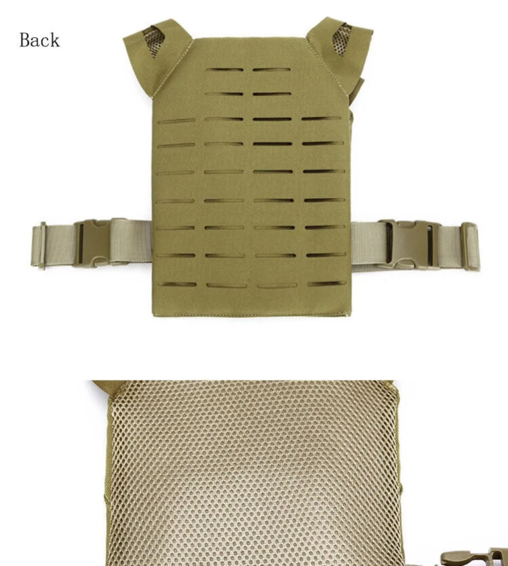 Kids JPC Plate Carrier Vest Tactical Molle Airsoft Combat Jump Training CS Vest Military Training Vest Paintball CS Outdoor