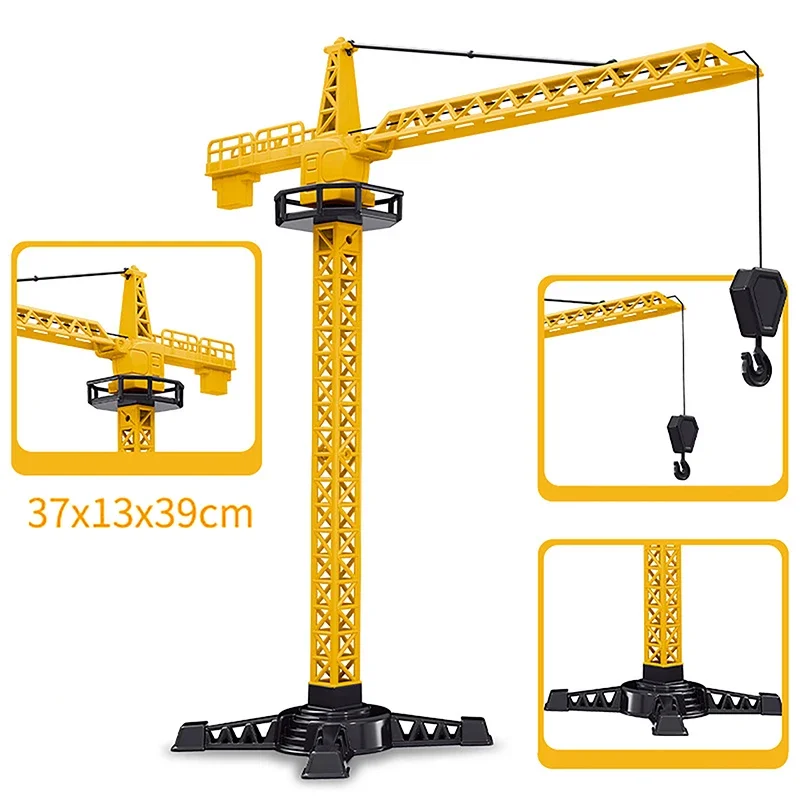 建設模型おもちゃの乗り物、エンジニアリングタワークレーン - 男の子への理想的なギフト