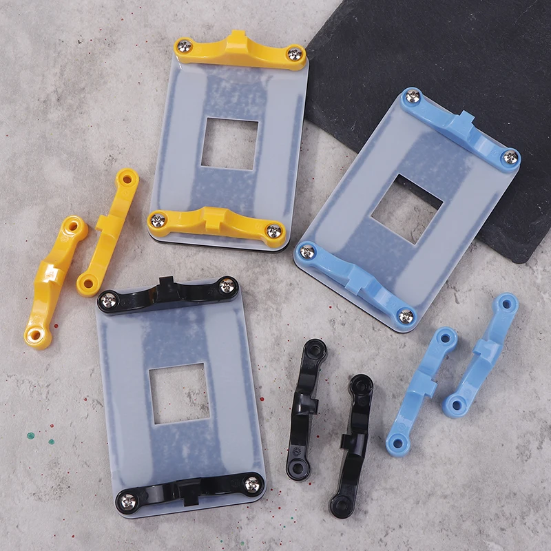 1 Set Motherboard Radiator Bracket Mounting Bracket For AMD AM4 AM5 Metal Backplane Original Iron Universal Base