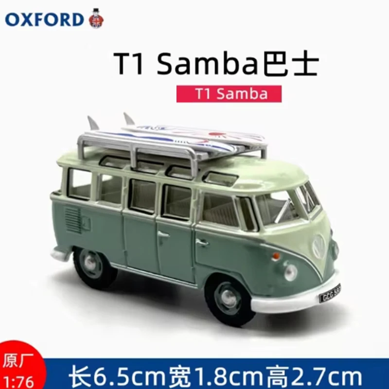 OXFORD Diecast 1/76 Retro VW T1/T2 Samba Tourist Surfing Bus Legierung Auto Modell Klassiker Erwachsene Souvenir Geschenk statische Anzeige