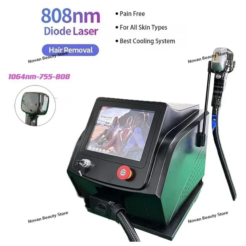 

Professional Diode Ice Titanium Laser Body Hair Permanent CE Woman Machine 2023 Portable 808 755 Alexandrite Device 3 waves IPL