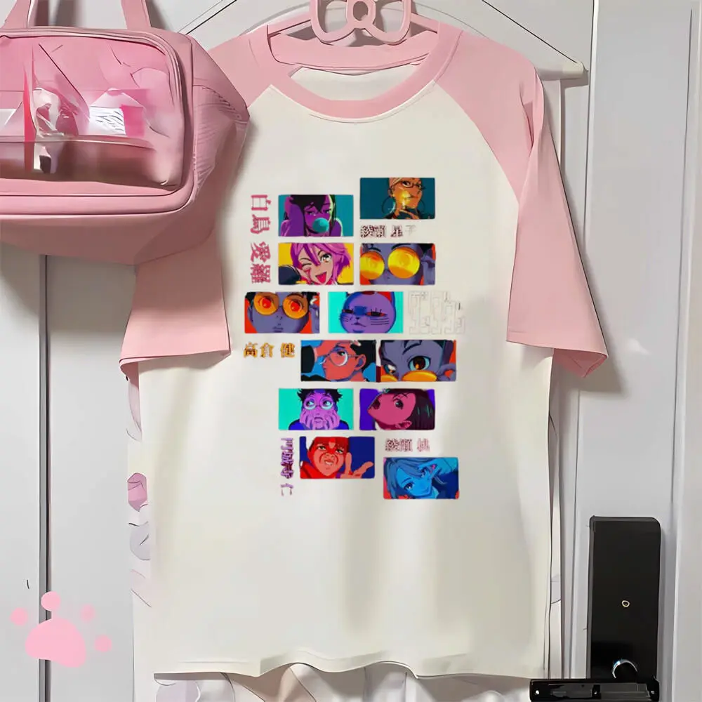 Dandadan t shirt female Grunge Pastel 80s Digital shirt hip hop korean clothes Grunge Trendy Psychedelic streetwear