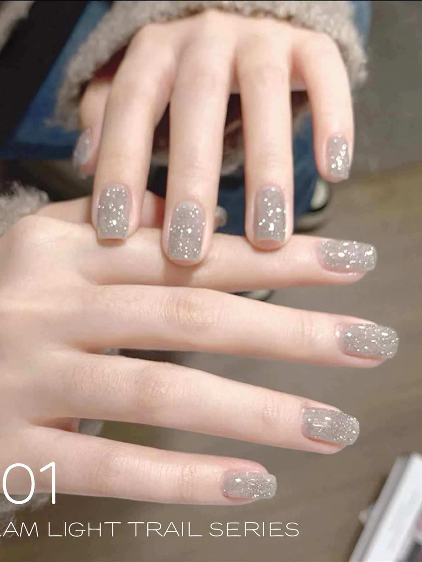 1pcs ZH Flash Diamond Glitter Nail Art Dreamland Glittered Light Trace Diamond Gel Nail Polish Reflective Sparkling Diamond
