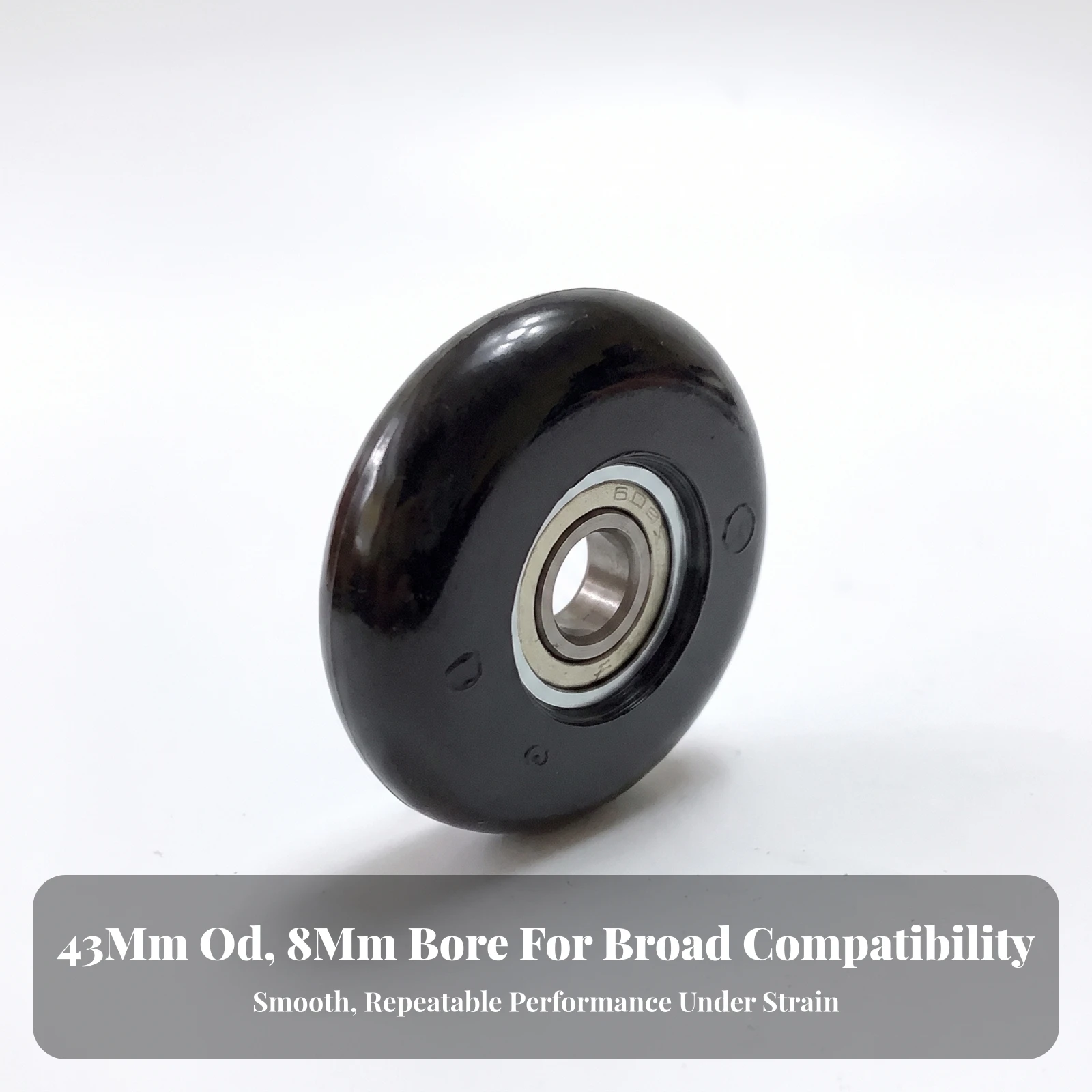 Roller Wheel with Bearing Smooth-Rolling Track Roller Wheel Rollers Precision Casters Long-Lasting for Fitness Equipment