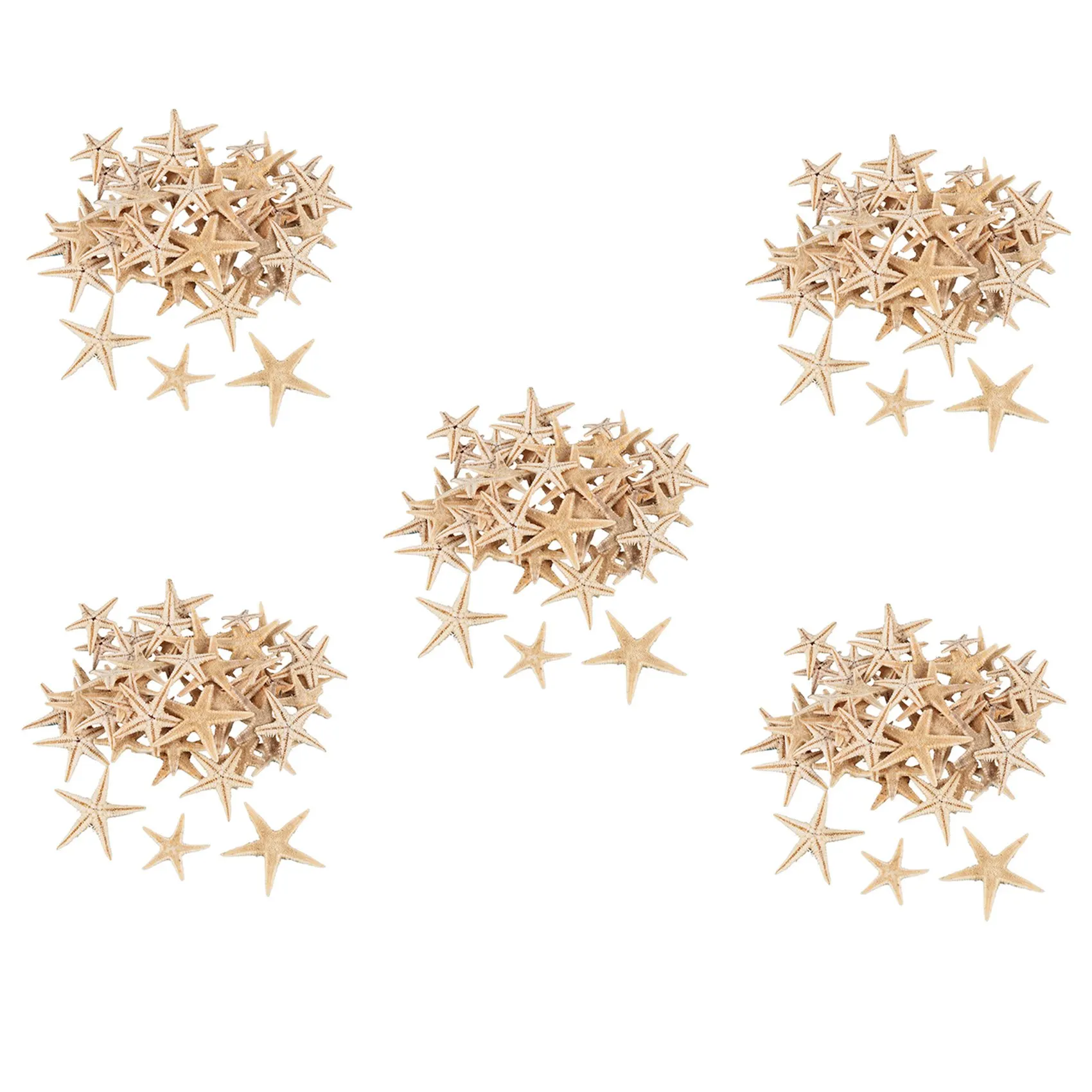 VOFUN-Small Starfish Star Sea Shell Beach Craft 0.4 Inch-1.2 Inch 450 Pcs