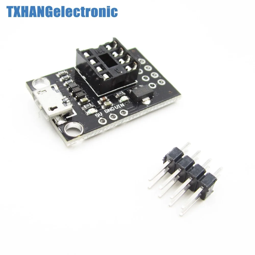 Development Programmer Board ATtiny13A/ATtiny25/ATtiny45/ATtiny85 Pluggable Development Board