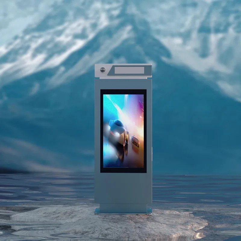 

Outdoor Ad Waterproof LCD Mo Nitor Vert Wall-Mount Touch Ctrl E-Sign Display Outdoor