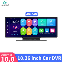 10.26 Inch GPS Navigation Android 10 Dash Cam Car Camera Video Recorder ADAS 4G 1080P Rear Camera Remote monitor Car Dvr